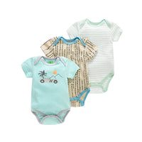 Baby Short-Sleeved One-Piece Romper Suit