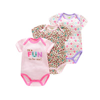 Baby Short-Sleeved One-Piece Romper Suit