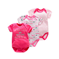 Baby Short-Sleeved One-Piece Romper Suit