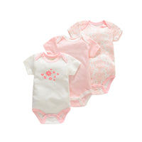 Baby Short-Sleeved One-Piece Romper Suit