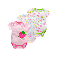 Baby Short-Sleeved One-Piece Romper Suit