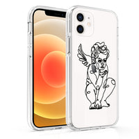 Compatible with Apple, Compatible with Apple , Suitable For Iphone12 Mobile Phone Case Cross-Border New Xr Art Student Mona Lisa Van Gogh Line Art Mobile Phone Case