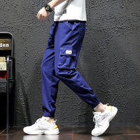 Overalls Men's Autumn Trendy Brand Loose Straight Functional Pants Korean Version Of The Trend Of Large Size Fat Waist Casual Trousers