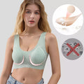 Thai Latex 4.0 Underwear Women'S Bra Small Chest No Mark No Steel Ring Bra No Mark Sports Vest Lace Back