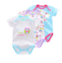 Baby Short-Sleeved One-Piece Romper Suit