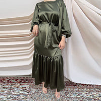 Ramadan Eid Mubarak Kaftan Dubai Abaya Turkey Islam Muslim Fashion Women Hijab Dress Caftan Marocain Dresses Vestidos Robe Femme