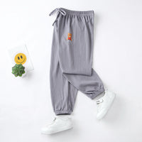 Denim Anti-mosquito Pants, Small And Medium-sized Children's Thin Trousers, Girls' Casual Pants, Baby Air-conditioned Bloomers