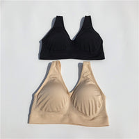 Yoga Luck Running Double-layer Small Vest Aunt No Steel Ring Underwear Sleeping Bra