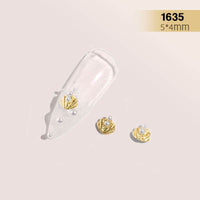 Net Red Ins Wind Nail Art Jewelry Silver Diamond Rhinestone Super Flash Ring Chain Pearl Starfish Jewelry Nails