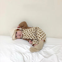 Newborn Baby Polka Dot Overalls Romper Romper