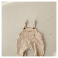 Ins Korean Version Of Foreign Style Male And Female Baby Spring Overalls Baby Jumpsuits Cute Climbing Clothes Outside Suspenders