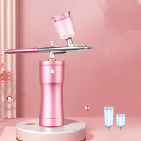 Oxygen Injection Device Household Nano Spray Water Replenishment Instrument Handheld High Pressure Spray Spray Water Oxygen Facial Beauty Salon Portable