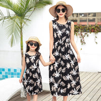 Mother And Daughter Vacation Beach Vest Long Skirt