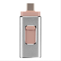 Compatible with Apple , Mobile Phone U Disk Dual-Use Four-In-One Otg Metal U Disk