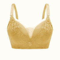 Pure Cotton Breastfeeding Bra Gathered Lace Pregnancy Underwear