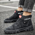 All-match Casual Martin Boots Plus Velvet Mid-high Shoes