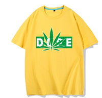 Hemp Leaf Dope Weed New Rap Trend Hip Hop T-shirt Men''s Short Sleeve Cotton Men''s Half Sleeve T-shirt