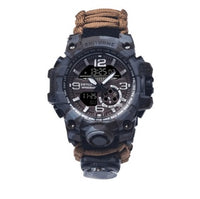 Life-Saving Rope Whistle Temperature Watch