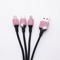 New One With Three Charging Cable