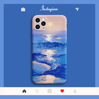 Compatible with Apple, Compatible with Apple , Sunset Sunset Waves Suitable For IPhone Case