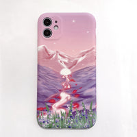 Compatible with Apple, Compatible with Apple , Sunset Oil Painting Iphone12 Mobile Phone Case