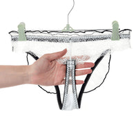 Lace Sexy Thong Sexy Low Waist Mesh Transparent Briefs