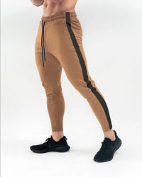 Muscle Age Brothers Autumn And Winter New Color Matching Sports Fitness Trousers Men'S Running Training Suit