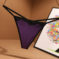 Seamless Hot Temptation Sexy Panties European And American Imitation Silk Ting Underwear