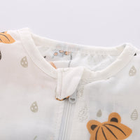 Gauze Baby Sleeping Bag Summer Thin Newborn Baby One-Piece Pajamas Spring And Autumn Children'S Split-Leg Sleeping Bag