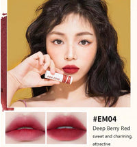 Velvet Matte Lip Gloss Long Lasting Waterproof Liquid Dual-Use Nude Natural Make-Up
