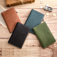 Ticket Passport Holder Leather Travel Wallet Passport Bag
