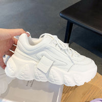 Harajuku Net Celebrity Old Shoes Female Ins Trendy Taro Color All-Match Casual Platform Sneakers