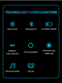 w13 Touch Bluetooth Headset Binaural Stereo Wireless