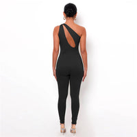 Casual Sport Waist Pants Fashion High Waist Tight-Fitting Sleeveless Casual Sports Jumpsuit Women