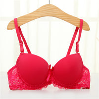 Sexy Women's Bra With Small Breasts Gathered