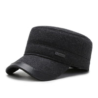 Men's Winter Warm And Thick Ear Protection Flat Top Duckbill Cap