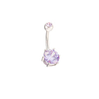 Multicolor Zircon Medical Steel Belly Button Ring