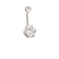 Multicolor Zircon Medical Steel Belly Button Ring