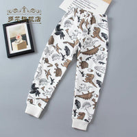 Children'S Cotton Autumn Pants 2 Cotton Wool Pants 3 Single Pants 4 Line Pants 5 Dozen Pants 6 Underwear 7 Pajamas 8 Spring And Boys And Girls