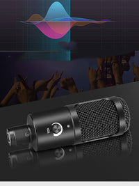 Notebook Computer Desktop Stand Set Recording Condenser Microphone