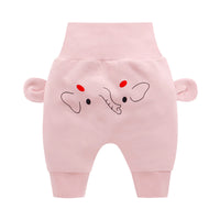 New Boys And Girls Big Pp Pants Baby High Waist Belly Pants Children'S Casual Trousers Trend