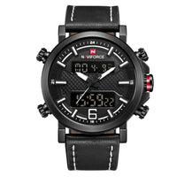 Naviforce Lingxiang 9135 Men'S Watch Quartz Electronic Watch Waterproof Belt Men'S Watch Sports Watch