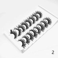 3D Chemical Fiber European And American Thick Multi-Layered Natural Eyelashes