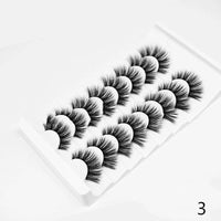3D Chemical Fiber European And American Thick Multi-Layered Natural Eyelashes