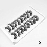 3D Chemical Fiber European And American Thick Multi-Layered Natural Eyelashes