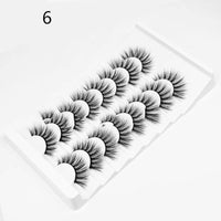 3D Chemical Fiber European And American Thick Multi-Layered Natural Eyelashes