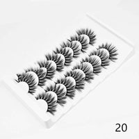 3D Chemical Fiber European And American Thick Multi-Layered Natural Eyelashes