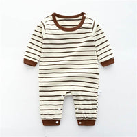 Baby Jumpsuit Spring And Autumn Cotton Baby Romper Romper Long-Sleeved Thin Spring Baby Clothes Bag Fart Clothes Spring Clothes