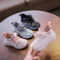 Neutral Flying Knit Sports Children's Sneakers