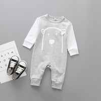 Cotton Cute Fox Long-sleeved Pure Jumpsuit
